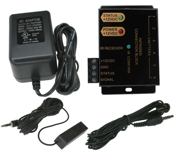 IR Kit w/ Connecting Block, Receiver, Emitter & Power Adapter
