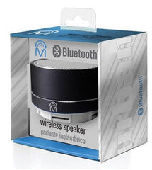 M "Urban" Portable Aluminum Bluetooth Speaker w/ LED Lights & Hands-free calling - Black