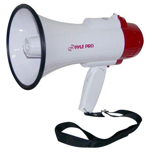 PylePro PMP35R Professional Megaphone Bullhorn with Siren & Voice Recorder