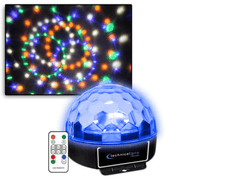 Technical Pro LG70SBT Professional Rotating DJ LED Light with Built-in Bluetooth Speakers