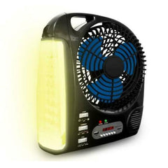 Technical Pro FS2BT Rechargeable Outdoor Camping Fan with AM/FM Radio Speaker
