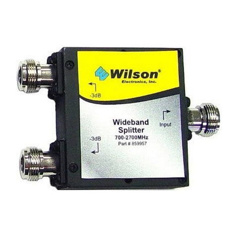 Wilson 859957 2-Way Splitter 50 Ohm Wide Band 700-2700 MHz for Signal Booster
